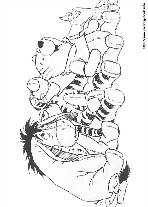 Winnie the Pooh coloring picture